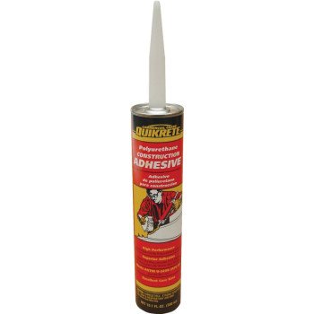 Quikrete 9902-10 Construction Adhesive, Gray, 10.1 oz Caulk Tube