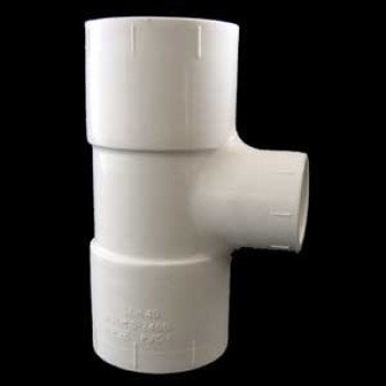 Xirtec 140 435795 Pipe Tee, 1 x 3/4 in, Socket, PVC, White, SCH 40 Schedule, 150 psi Pressure