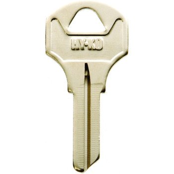 Hy-Ko 11010CO26 Key Blank, Brass, Nickel, For: Corbin Russwin Cabinet, House Locks and Padlocks