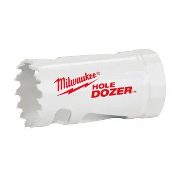 Milwaukee Hole Dozer 49-56-0092 Hole Saw, 1-5/8 in Dia, 1-5/8 in D Cutting, 5/8-18 Arbor, 6 TPI