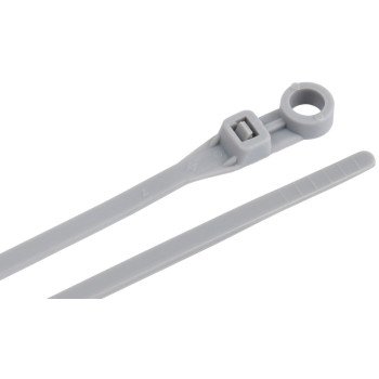 Gardner Bender 45-308MTG Cable Tie, 6/6 Nylon, Gray