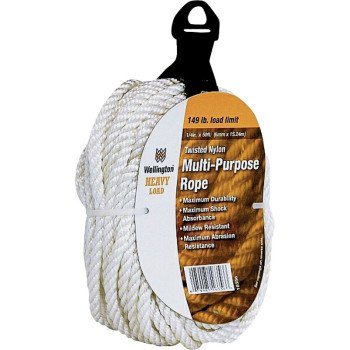 16356 TWIST NYL ROPE 1/4X50FT 