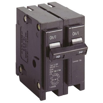 Cutler-Hammer CL250 Circuit Breaker, Type CL, 50 A, 2 -Pole, 120/240 V, Common Trip, Plug Mounting