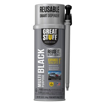 Great Stuff 99112876 Multi-Purpose Insulating Foam Sealant, Black