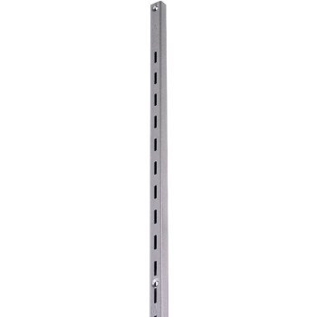 Knape & Vogt 80 80 TI 72 Shelf Standard, 320 lb, 16 ga Thick Material, 5/8 in W, 72 in H, Steel, Titanium