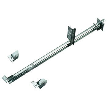 Knape & Vogt 1175P ZC 22-5/8 Drawer Slide, 50 lb, Center Undermount Mounting, 22-5/8 in L Rail, 1/2 in W Rail, Steel