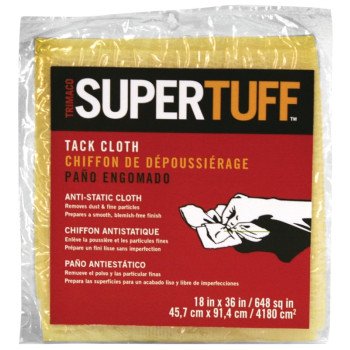 Trimaco SUPERTUFF 10501 Tack Cloth, 18 in L, 36 in W, Cotton