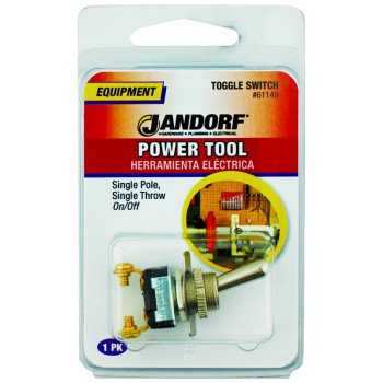 Jandorf 61149 Switch, 10/15 A, 120/240 V, SPST, Screw Terminal