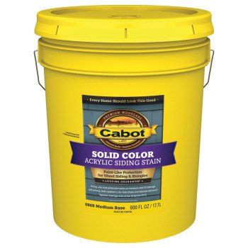 Cabot 0800 140.0000808.00 Siding Stain, Liquid, 5 gal