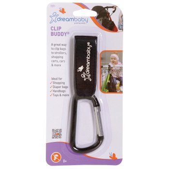 Dreambaby L271 Stroller Clip, Strollerbuddy Clip Buddy, For: Strollers, Shopping Carts, Wheelchairs, Walkers or More