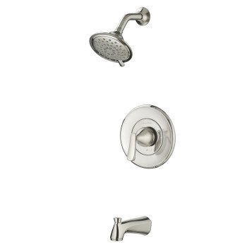 American Standard Chatfield 7413508.295 Tub and Shower Trim Kit, Multi-Function Showerhead, 1.8 gpm Showerhead, Brass