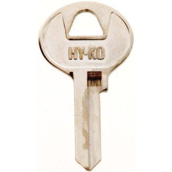 Hy-Ko 11010M2 Key Blank, Brass, Nickel, For: Master Cabinet, House Locks and Padlocks