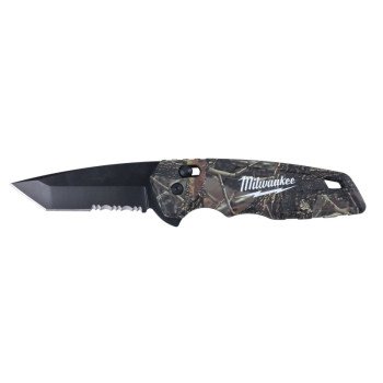 Milwaukee FASTBACK Series 48-22-1535 Spring Assisted Utility Knife, 2.92 in L Blade, 0.04 in W Blade, 1-Blade