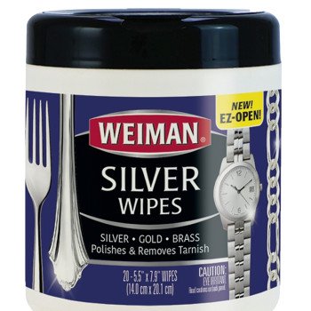 Weiman 48 Silver Wipe, Floral