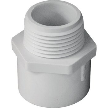 IPEX 435604 Pipe Adapter, 1 in, Socket x MPT, PVC, SCH 40 Schedule