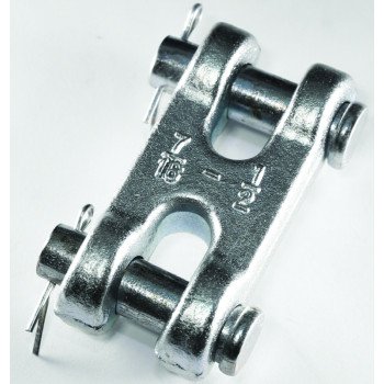 Baron 82480/196 Clevis Link, 7/16 x 1/2 in Trade, 11300 lb Working Load, 70 Grade, Steel, Zinc