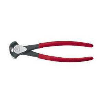 Klein Tools D232-8 End-Cutting Plier, 8-1/2 in OAL, 11/16 in Jaw Opening, Red Handle, 1.188 in W Jaw, 3/8 in L Jaw