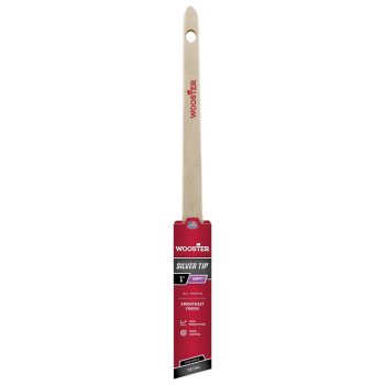 Wooster 5224-1 Paint Brush, 1 in W, 2-3/16 in L Bristle, Polyester Bristle, Sash Handle