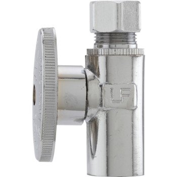 Plumb Pak PP62PCLF Shut-Off Valve, 1/2 x 3/8 in Connection, Sweat x Compression, Brass Body