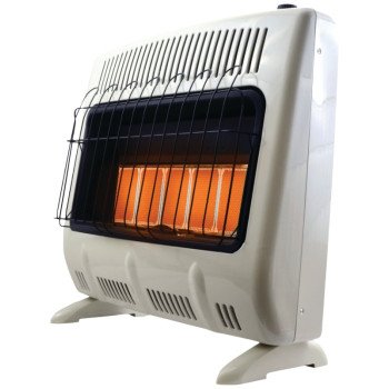 Mr. Heater F299831 Vent-Free Radiant Gas Heater, 11-1/4 in W, 27 in H, 30,000 Btu Heating, Natural Gas