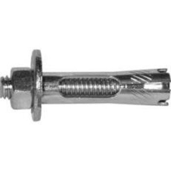 Reliable SA383J Expansion Sleeve Anchor, 3/8 in Dia, 3 in L, 273 kg Ceiling, 341 kg Wall, Steel, Zinc