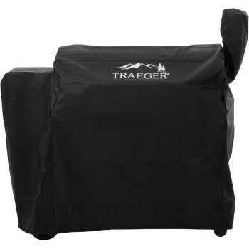 Traeger BAC380 Hydrotuff Grill Cover, 53 in W, 27 in D, 49 in H, Black