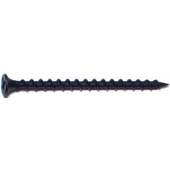 Midwest Fastener 10508 Screw, #6 Thread, 1-5/8 in L, Coarse Thread, Bugle Head, Phillips Drive, Phosphate