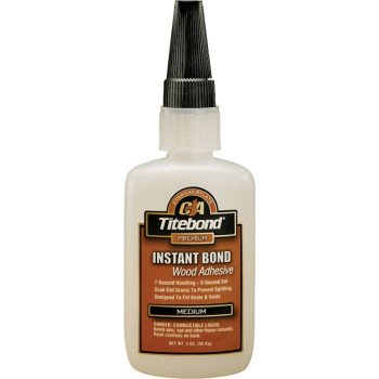 Titebond 6211 Wood Glue, Clear, 2 oz Bottle