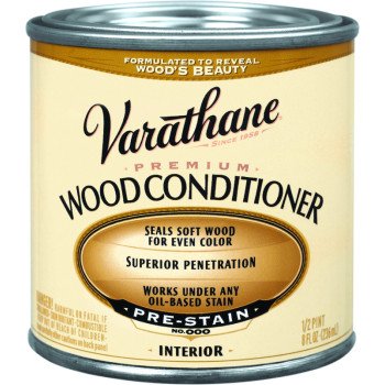 Varathane 211776 Premium Wood Conditioner, Clear, Liquid, 0.5 pt, Can