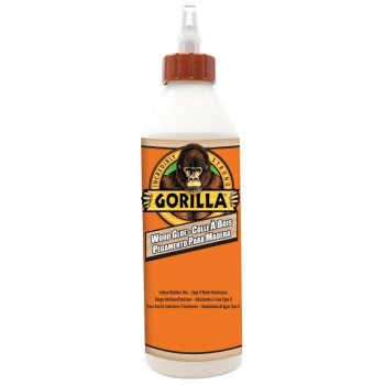 Gorilla 6205201 Wood Glue, Tan, 18 oz Bottle