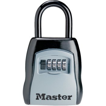 Master Lock 5400D Combination Portable Lock Box, Metal/Steel, 3-1/4 in W