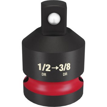 Milwaukee SHOCKWAVE Impact Duty Series 49-66-6725 Socket Reducer, 1/2 in Drive, 3/8 in Output Drive