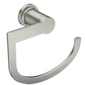 Moen Rinza Y1186BN Hand Towel Bar, Zinc, Brushed Nickel, Wall Mounting