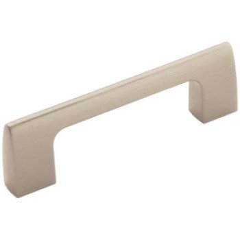 Amerock Riva Series BP55364G10 Cabinet Pull, 3-5/8 in L Handle, 7/16 in H Handle, 1-1/8 in Projection, Zinc