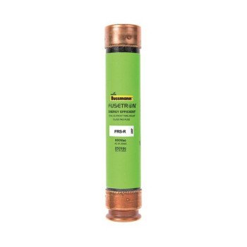 Bussmann FRS-R-40 Time Delay Fuse, 40 A, 600 VAC, 250 VDC, 20, 200 kA Interrupt, Fiberglass Body