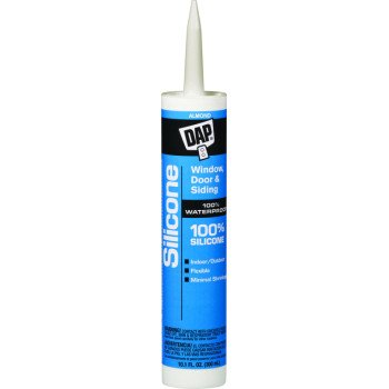 DAP 08649 Window and Door Sealant, Almond, -40 to 400 deg F, 10.1 fl-oz Cartridge