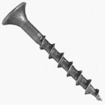 ProFIT 0297102 Deck Screw, #6 Thread, 1-5/8 in L, Coarse Thread, Bugle Head, Star Drive, Sharp Point, Ceramic