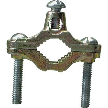 Halex 36010 Ground Clamp, 10 to 2 AWG Wire, Bronze