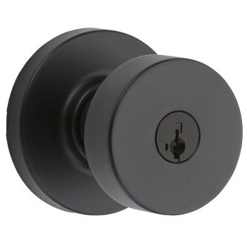 Kwikset Signature Series 740PSK RDT 514 SMT Entry Knob Set, Knob Handle, Matte, Zinc, SC1, KW1 Keyway, Residential