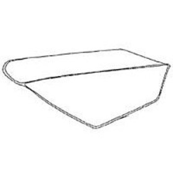 Miller 6294006 Wheelbarrow Tray, 6 cu-ft Capacity, Steel