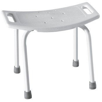 Moen DN7035 Shower Seat, 250 lb, Plastic Seat, Glacier White Seat, Aluminum Frame, 20 in W, 12 in D