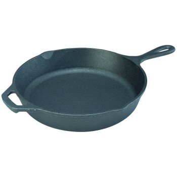 Lodge L14SK3 Pre-Seasoned Skillet, 15 in Dia, Cast Iron, Black