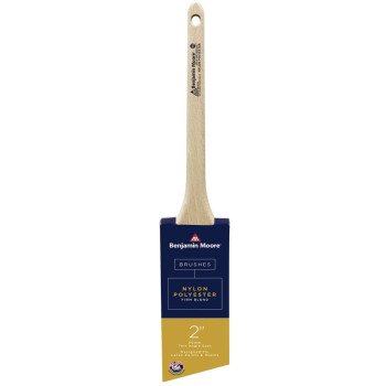 Benjamin Moore U61820-017 Paint Brush, Firm Brush, Nylon/Polyester Bristle, Thin Angle Sash Handle