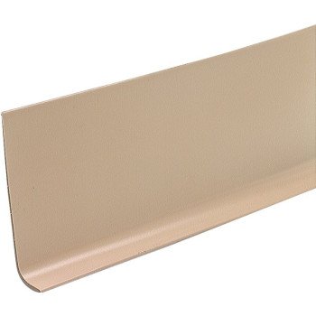 M-D 75259 Wall Base, 4 ft L, 4 in W, Vinyl, Beige