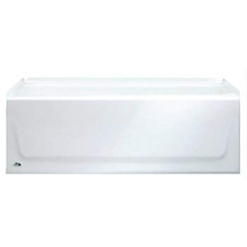 Bootz KONA 011-3303-00/2303 Bathtub, Left Drain Location, 34 gal Capacity, 54 in L, 30 in W, 15-1/4 in H, Steel