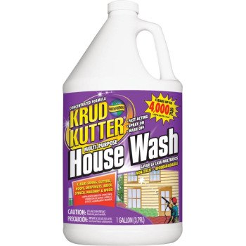 Krud Kutter HW012 House Wash Cleaner, 1 gal, Bottle, Liquid, Mild