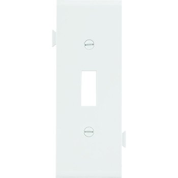 Eaton Wiring Devices STC1W Wallplate, 4-7/8 in L, 3.12 in W, 1 -Gang, Polycarbonate, White, High-Gloss