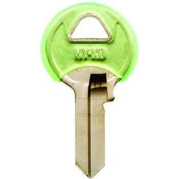 Hy-Ko 13005M1PDM Key Blank, Brass, Nickel, For: Master Cabinet, House Locks and Padlocks