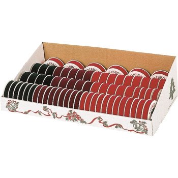 Holidaytrims 7412 Ribbon Velvet Assortment, Red