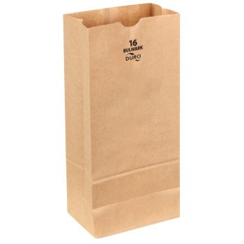 Duro Bag 71016 Heavy-Duty SOS Bag, 4-13/16 in W, 7-3/4 in L, Virgin Paper, Kraft